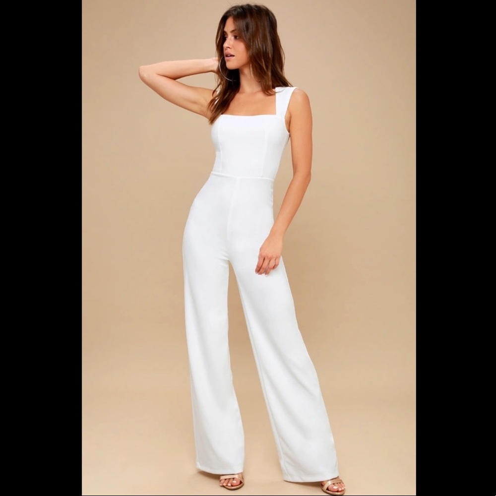 Lulus White Jumpsuit
